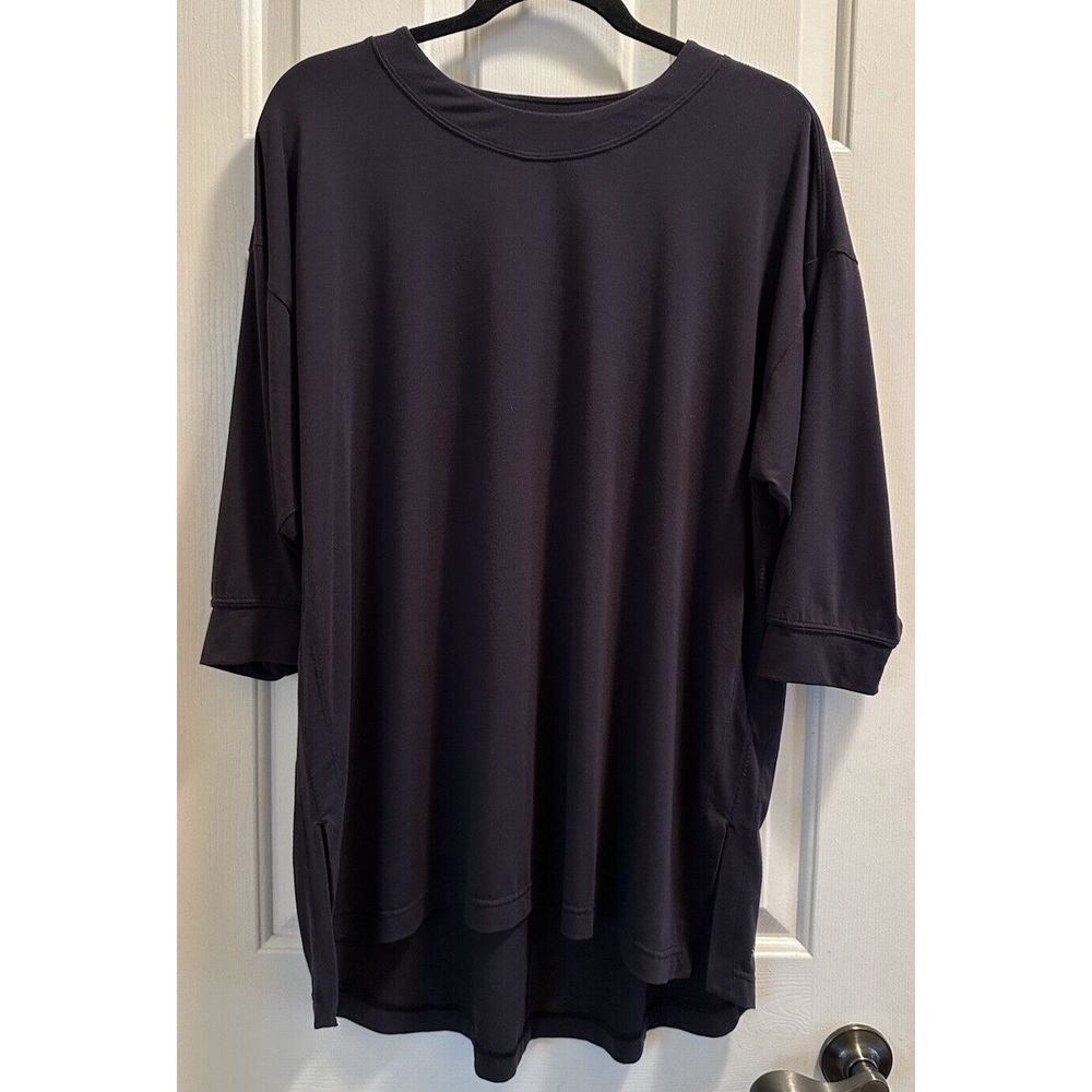 Athleta Inspire Top,‎ Black, Size Large Excellent Condition